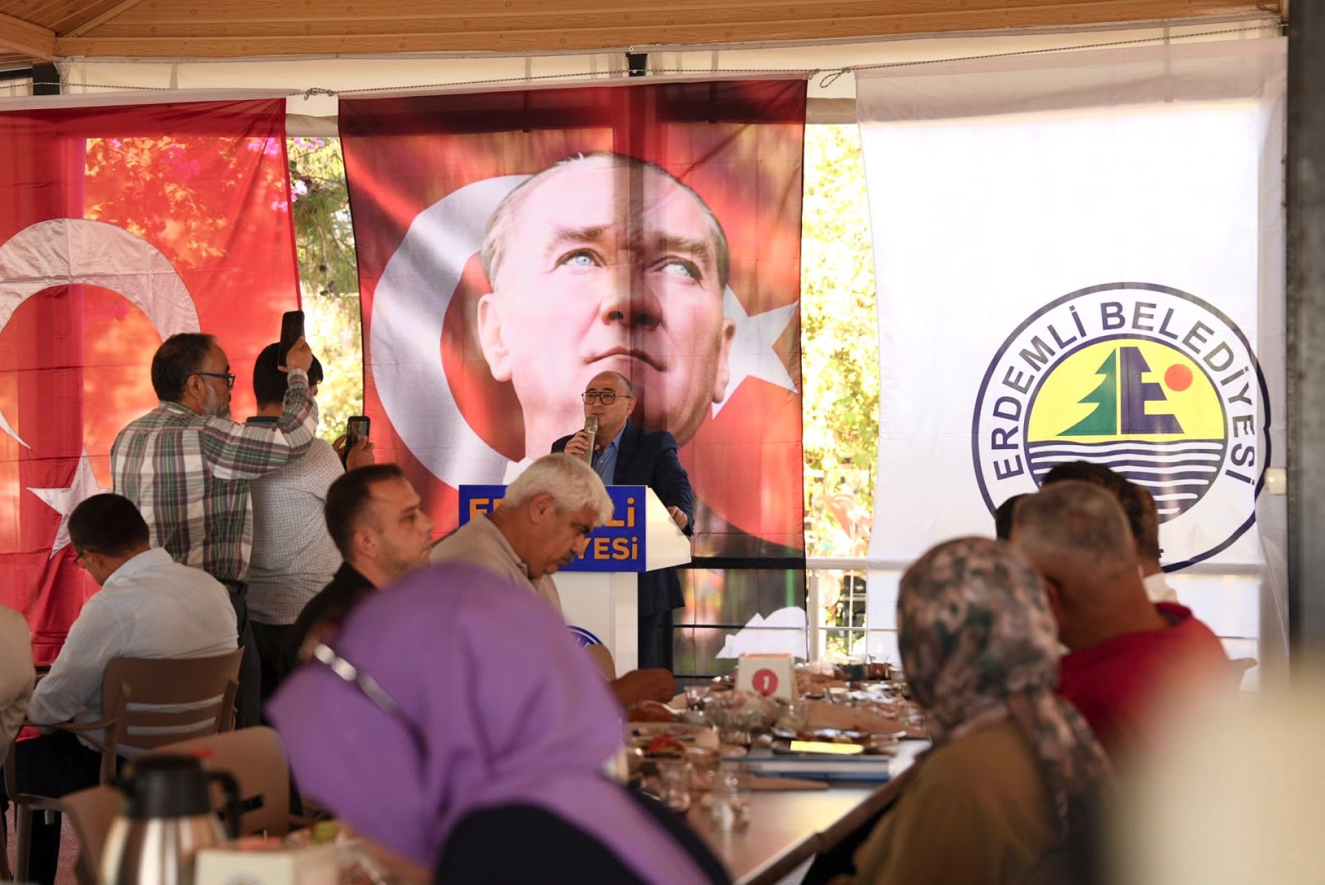 Erdemli’de Birlik Sofrası, Başkan Kara din görevlileriyle kahvaltıda buluştu