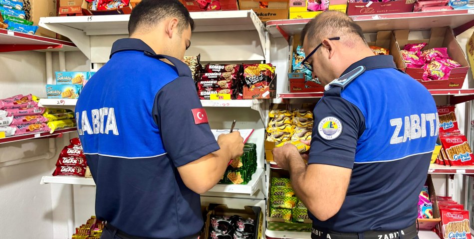 Erdemli Belediyesi Zabıta Müdürlüğü’nden Kırtasiye ve Kantin Denetimi