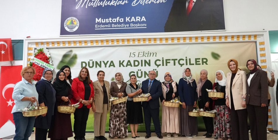 Erdemli Belediyesi üreten kadınların yanında
