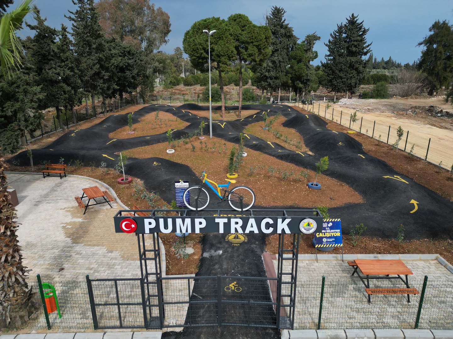 Pump Track Bisiklet Parkuru Projesi