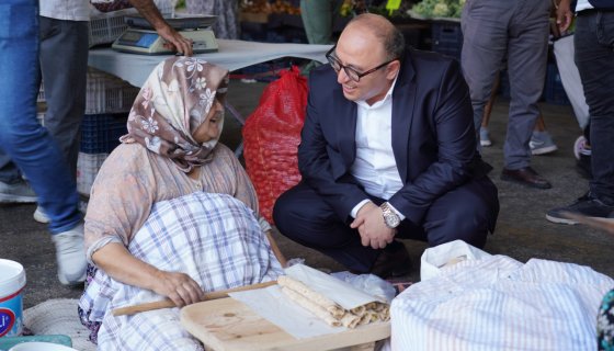Alata Kapalı Pazar Yeri Esnaf Ziyareti