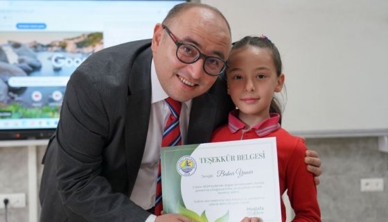 Kösbucağı Öğrencilerine Teşekkür Belgesi